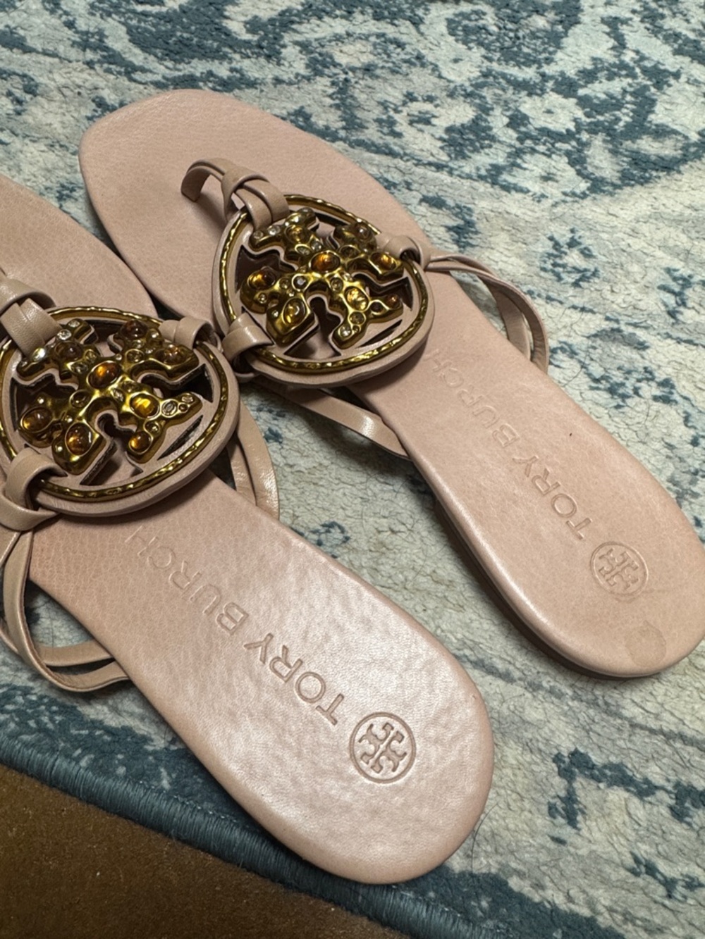 Tory Burch jewelled Miller sandals - Picture 4 of 4